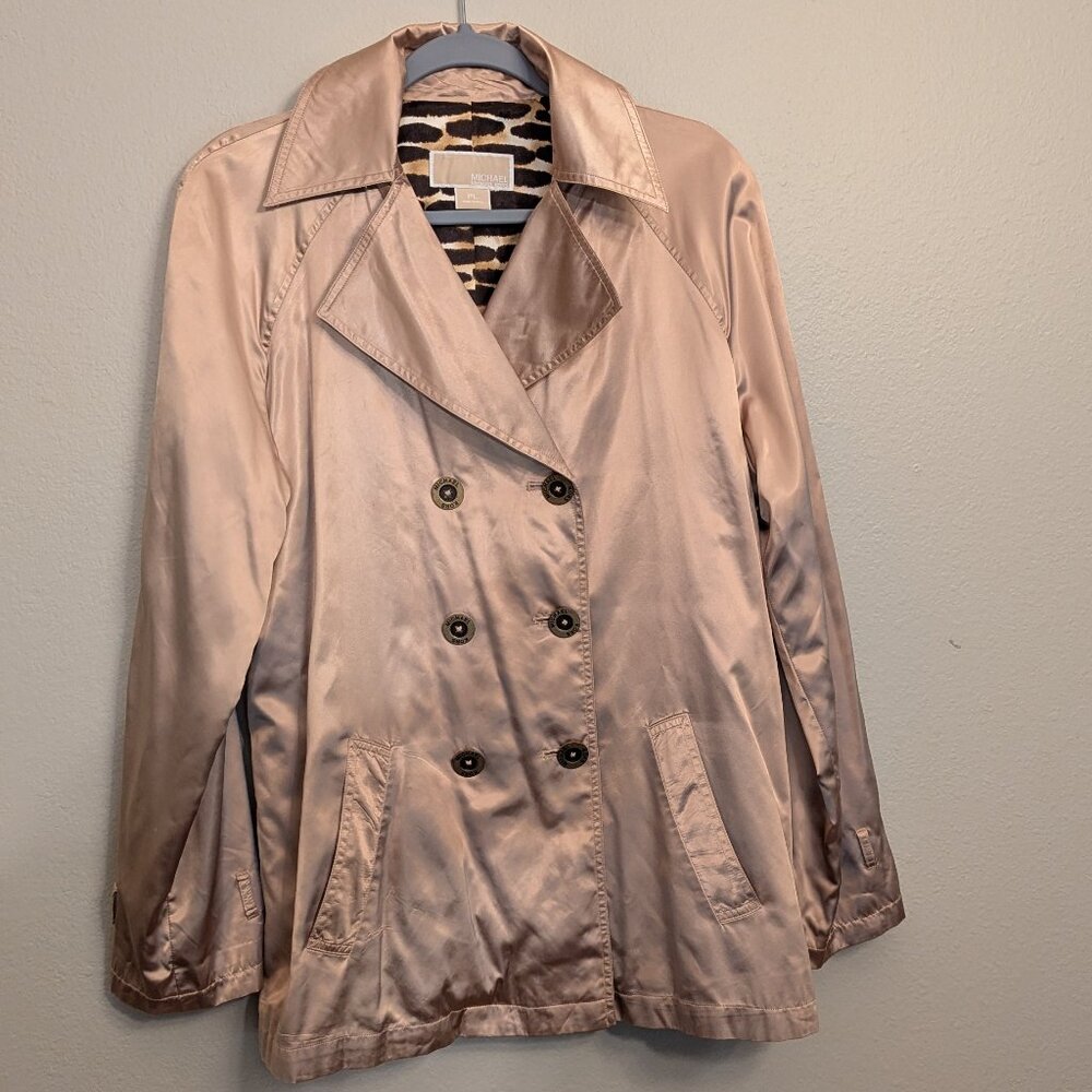 Michael Kors Gold Satin Jacket